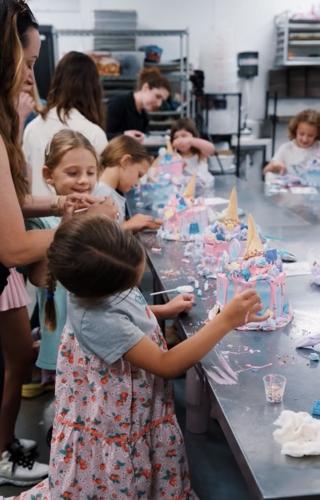 Cake decorating classes for kids and parents or caregivers