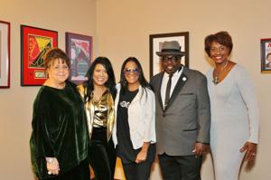 Angela Gregory, Christina Schellhardt, Sheila E., Cedric, Sharita Wilson (Cedric Sister)