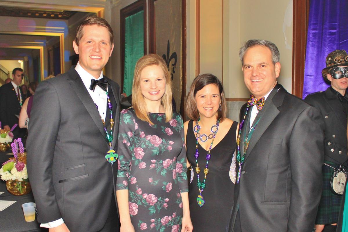 John and Nicole Galloway, Gordon and Liz Reel