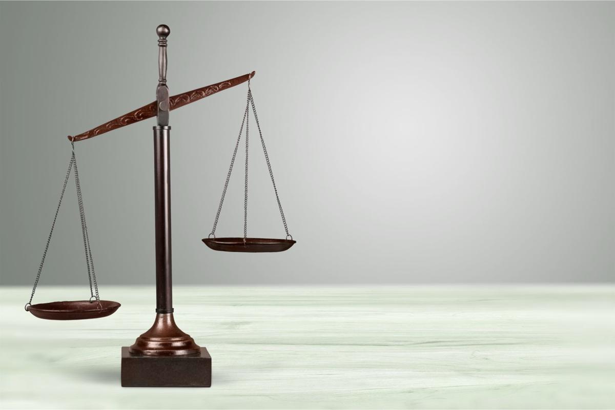 Scales of justice.