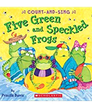 Five Green and Speckled Frogs
