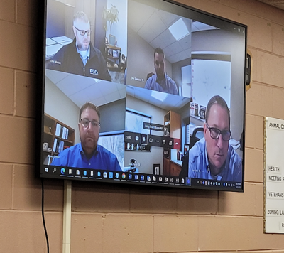 Teleconference at county board