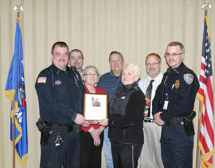 OFFICER HONORED News