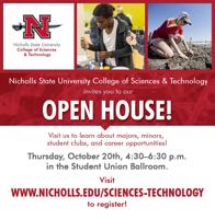 Nicholls Sciences & Technology Open House