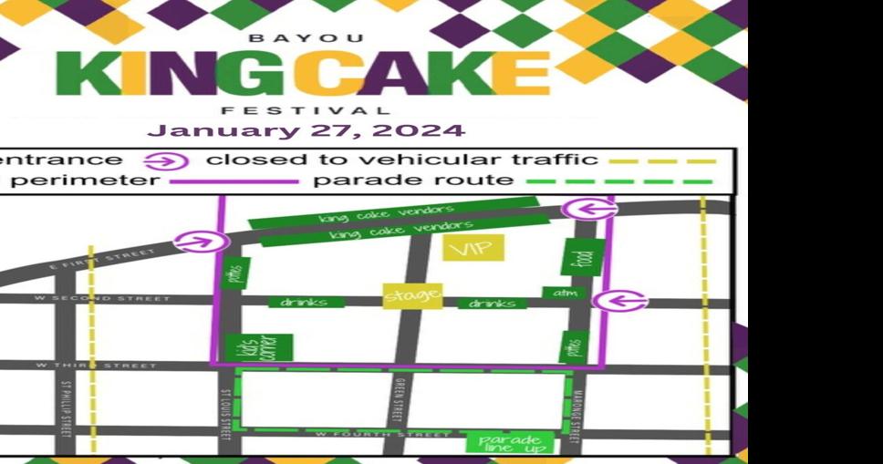 Bayou King Cake Festival Returns to Thibodaux this weekend