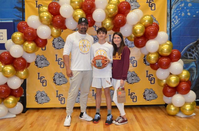 GALLERY LCO celebrates 8th Grade Night before game with Golden Meadow