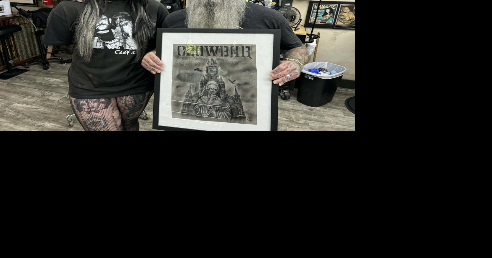 Local artist gets to use her talents for famous rock band