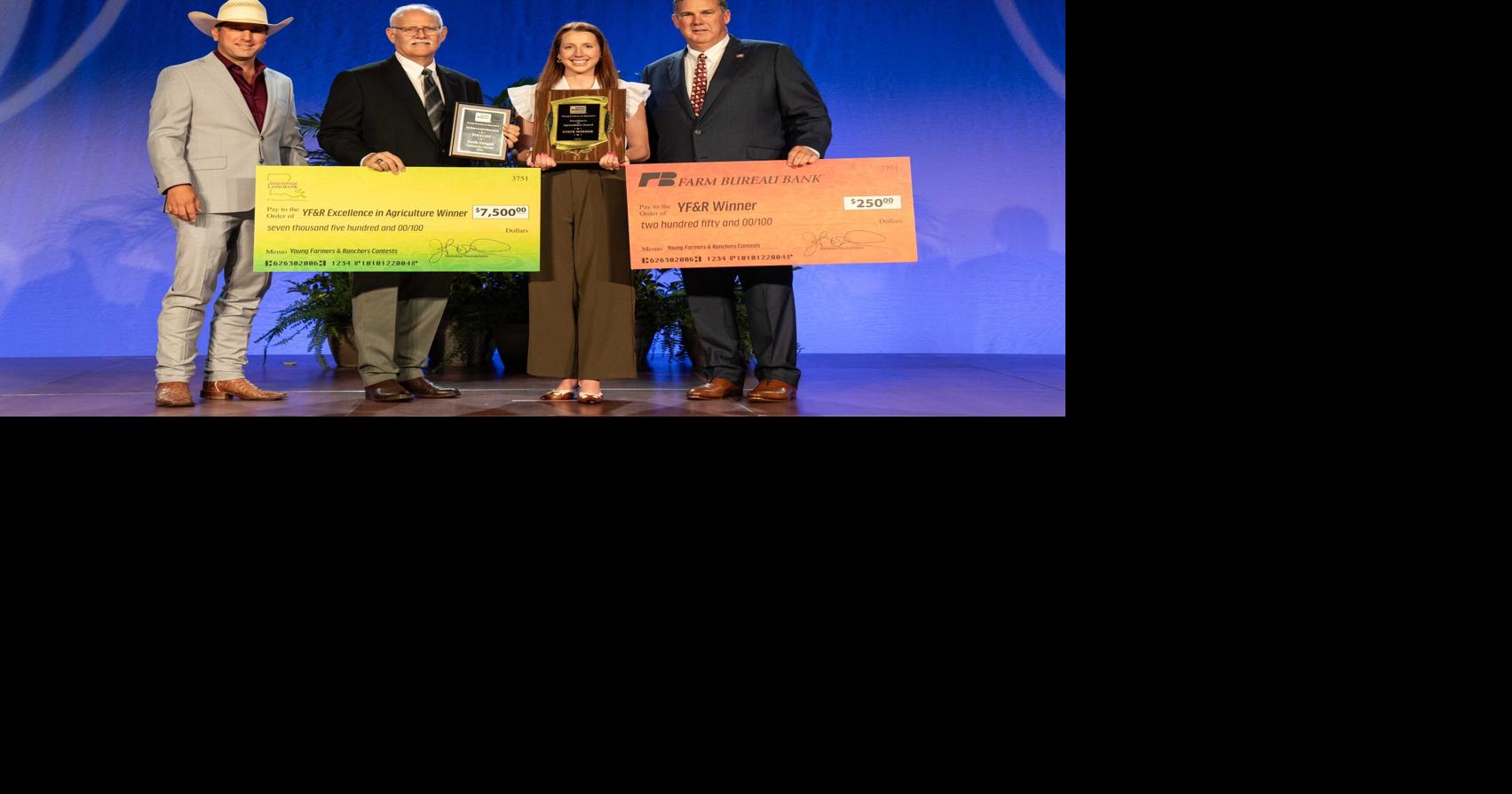 Lafourche Parish Ag Teacher Wins Louisiana Farm Bureau YF&R Excellence in Agriculture Award