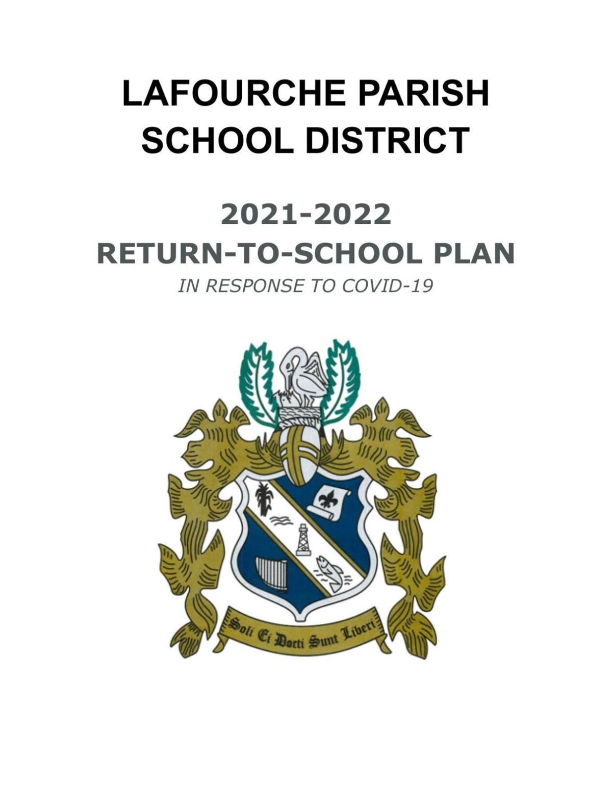 Lafourche Parish School District releases 20212022 Back to School Plan