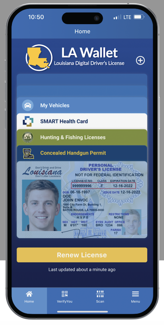 Louisiana OMV Introduces Vehicle Registration Feature to LA Wallet App