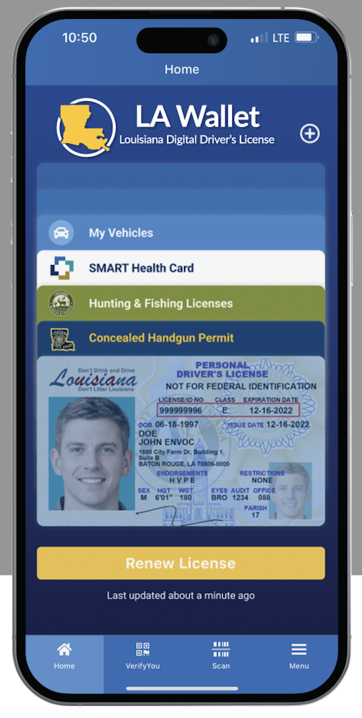 Louisiana OMV Introduces Vehicle Registration Feature to LA Wallet App