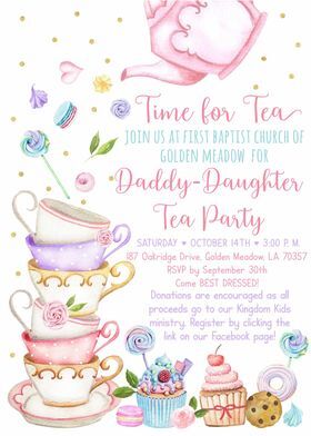 First Baptist Church of Golden Meadow Presents: Daddy-Daughter Tea ...