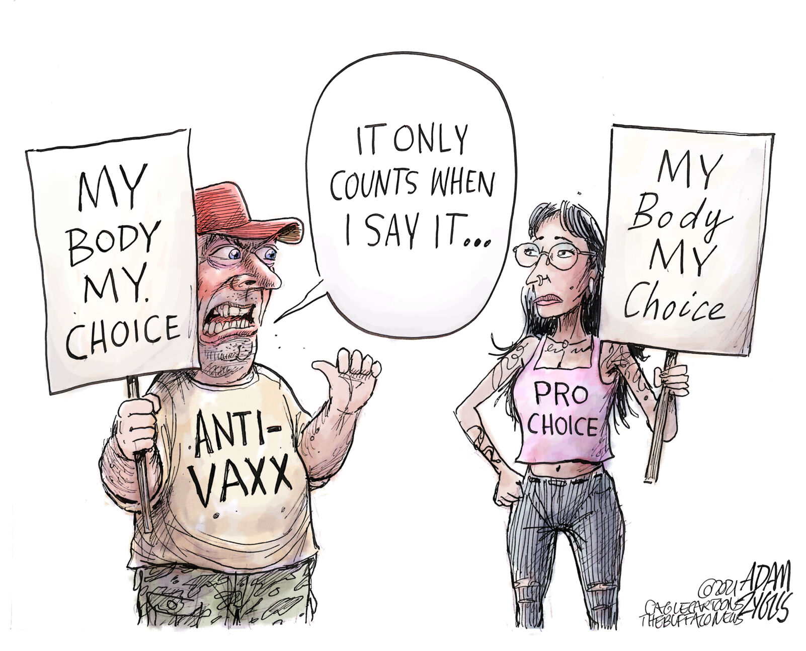 My Body My Choice | Editorial Cartoons | Lagrandeobserver.com