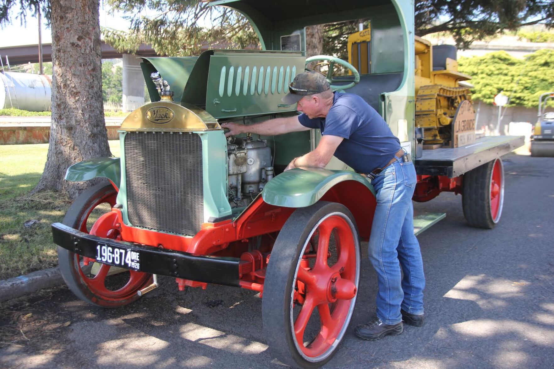 1926 Mack Model AB was once used by La Grande's public works