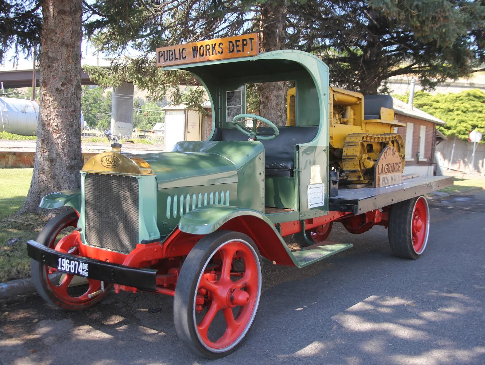 1926 Mack Model AB was once used by La Grande's public works