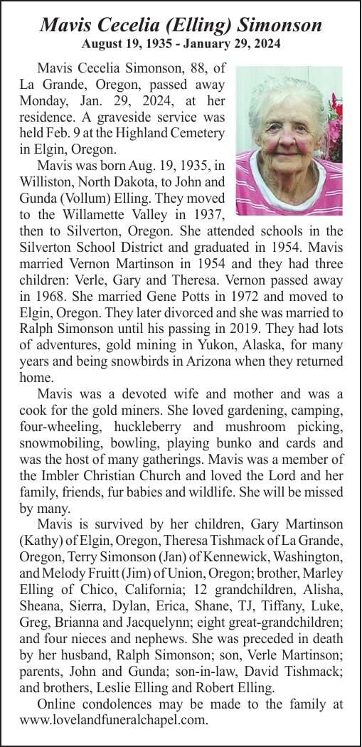 Obituary: Mavis Cecelia (Elling) Simonson, 1935-2024 | Obituaries ...