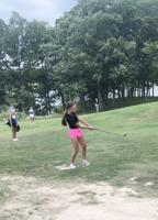 Monroe City competes in the schools first ever girls golf meet