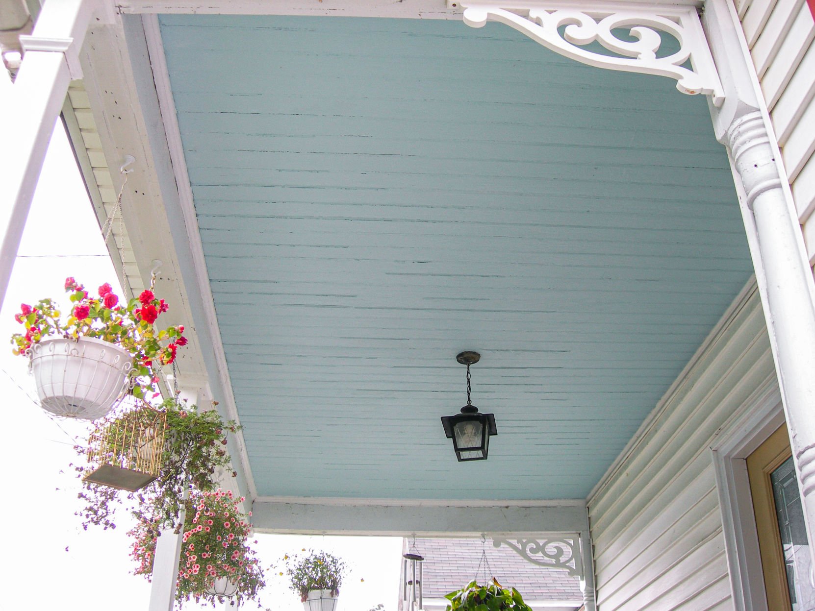 Hain t that porch ceiling blue Elmore County Living