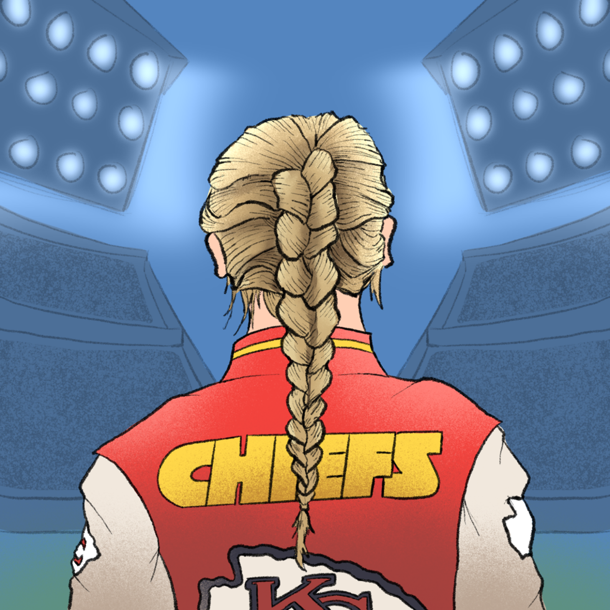 Travis Kelce Kansas City Chiefs Super Bowl LVII Outfit Bobblehead