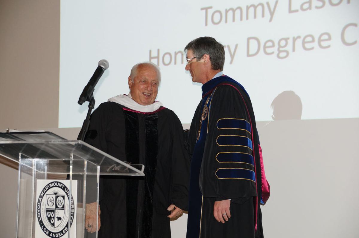 Tommy Lasorda to receive honorary doctorate from Loyola Marymount