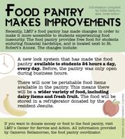 Food pantry makes improvements