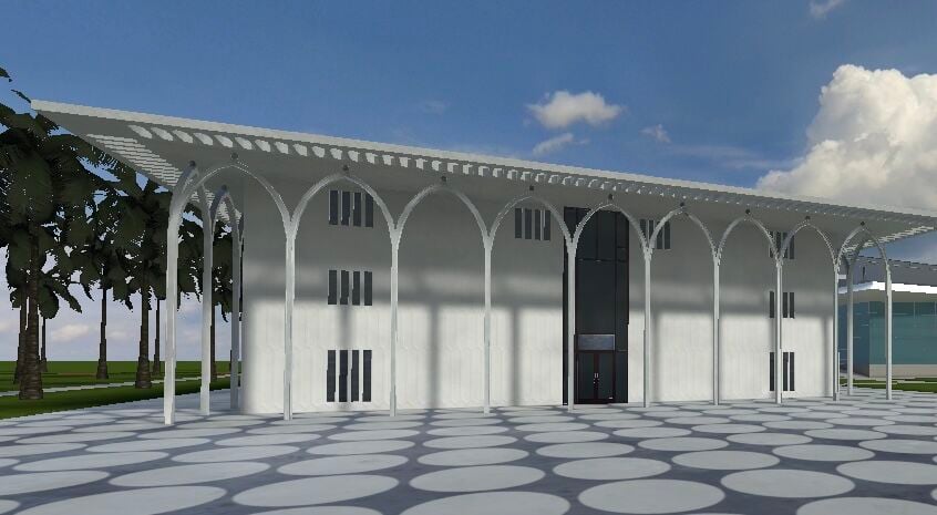 Foley Building recreated in the metaverse