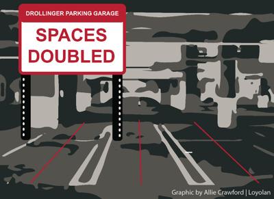 Drollinger Parking Spots Split In Half The Bluff Laloyolan Com