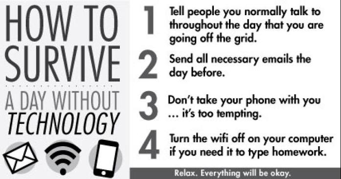 How to Survive a Day without Technology | Campus News | laloyolan.com