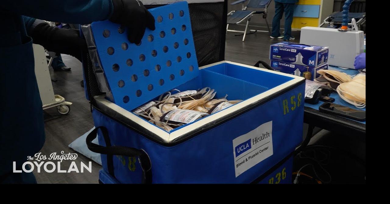 From LMU to UCLA: Following the blood from the blood drive | Videos ...