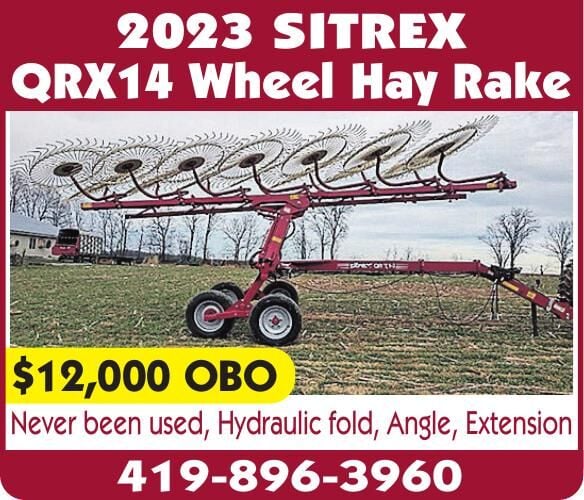 2023 SITREX QRX14-WHEEL HAY RAKE
