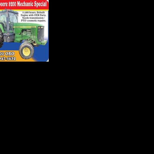 John Deere 8200 Mechanic Special | Farm Equipment | lancasterfarming.com