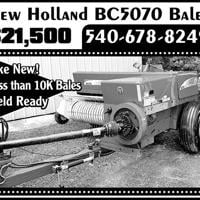 New Holland BC5070 Baler, Like New | Farm Equipment | lancasterfarming.com