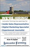 HIRING! SALES, MARKETING & JOURNALIST | Help Wanted | lancasterfarming.com
