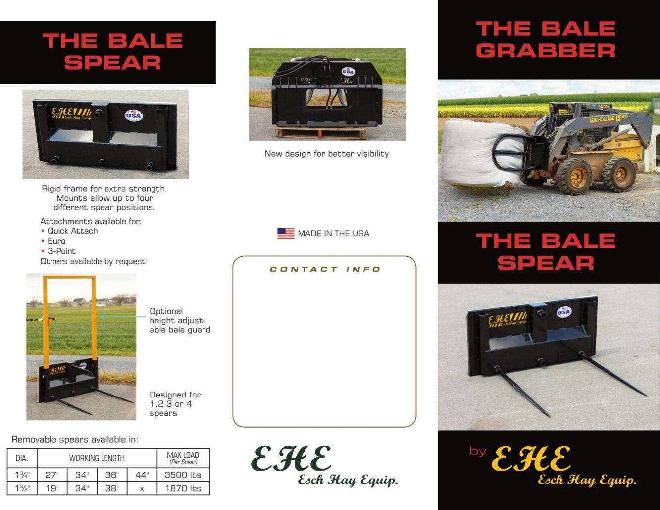 Esch Hay Equipment (Hay Tedders) Farm Equipment Gordonville, PA