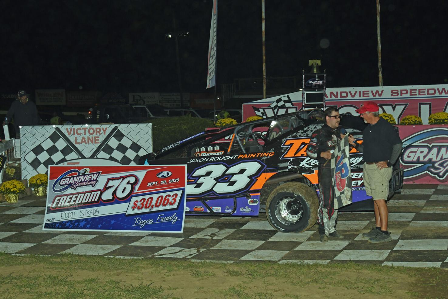 Redemption: Eddie Strada Wins Freedom 76 at Grandview Speedway ...