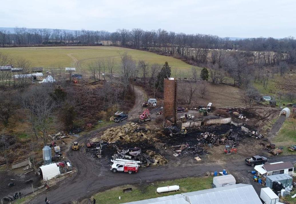 New Jersey Family Ahead After Barn Fire Claims Livestock, Machinery Farming and