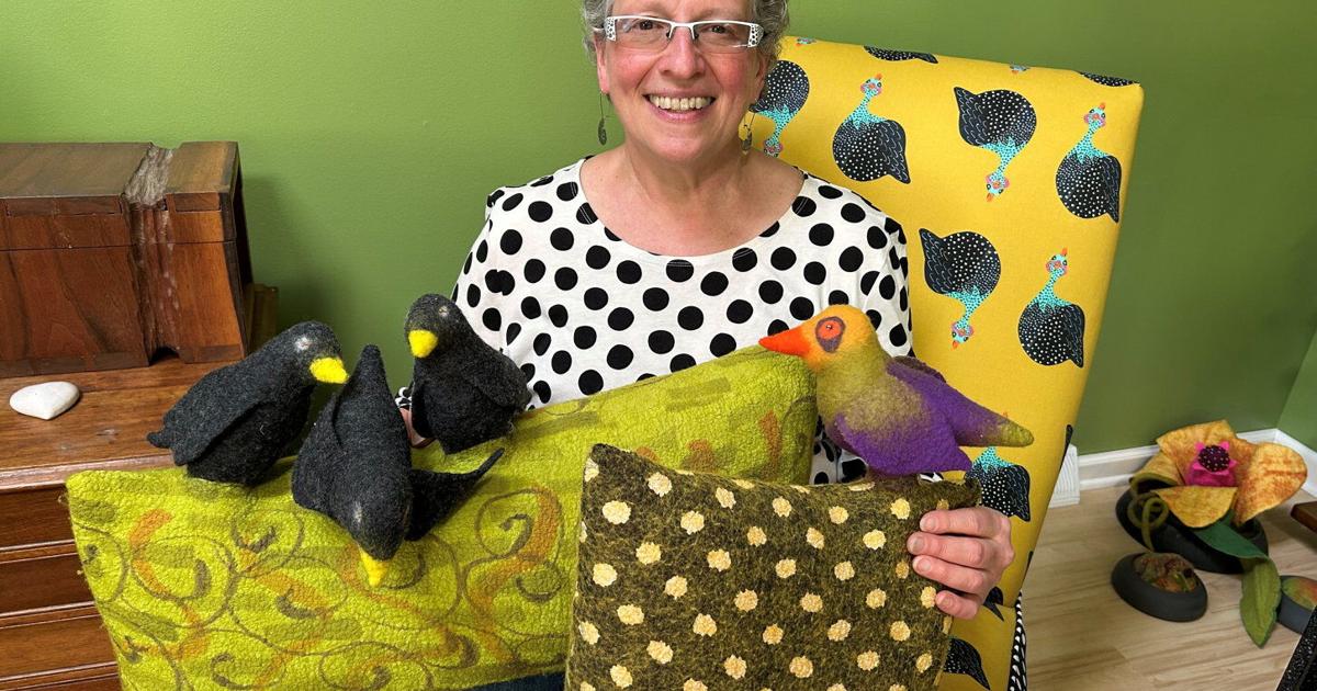 Debbie Rapp Wool Fiber Artist’s Whimsical Sculptures Bring New Life to Felting ...