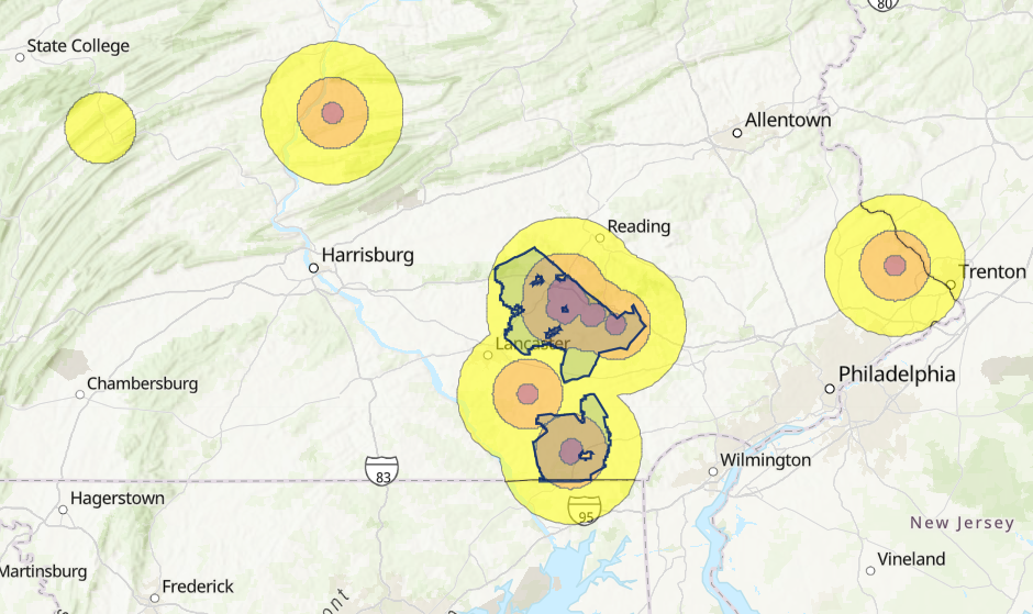 Pa Avian Influenza Map