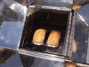 solar bread baking