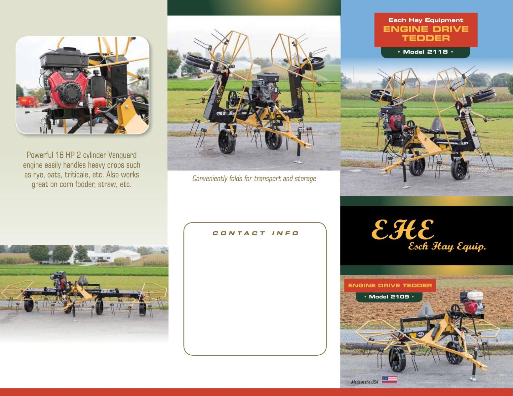 Esch Hay Equipment (Hay Tedders) Farm Equipment Gordonville, PA