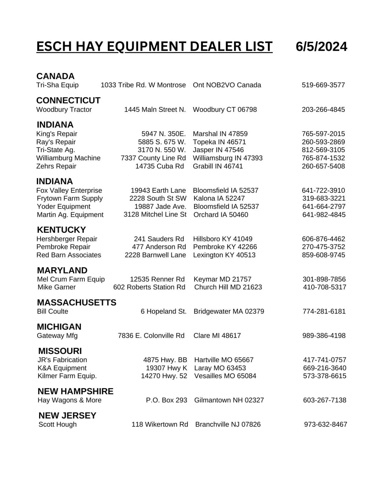 Click Here To View Our Full Dealers List