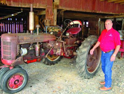 Rusty Red Tractor - Paint By Number - Paint by Numbers for Sale