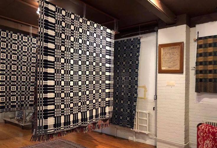 Alling Coverlet Museum Displays WorldClass Collection Antiques