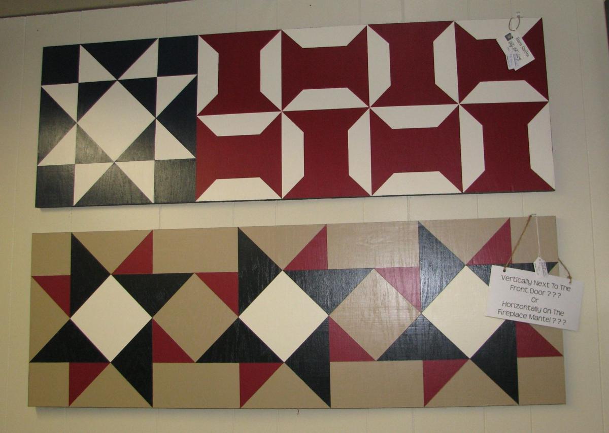 Dabbling In Geometries Barn Quilt Painter Makes Popular Decor