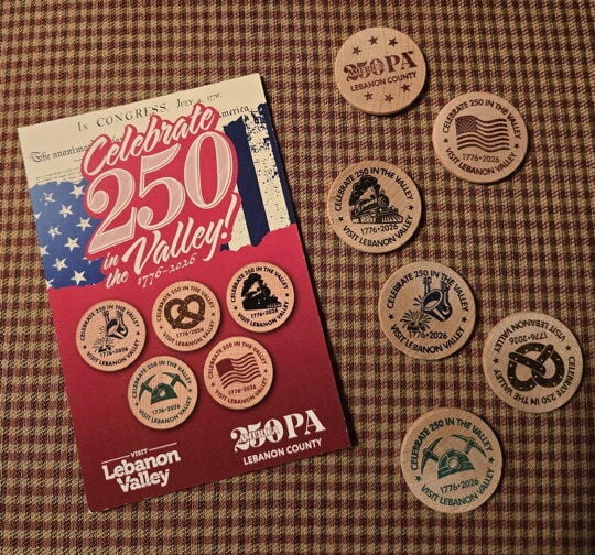 Wooden Nickels Celebrate America's 250th in Lebanon, Pennsylvania