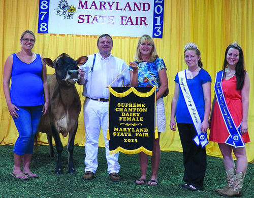 Open Class Dairy Winners Selected At Maryland State Fair