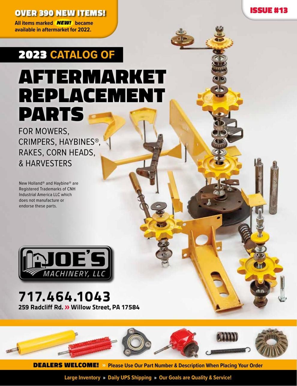 Joe's Machinery mechanic agricultural machinery Willow Street, PA