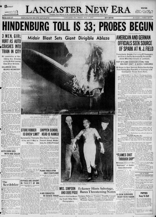 Oh The Humanity See How The Hindenburg Disaster Appeared On