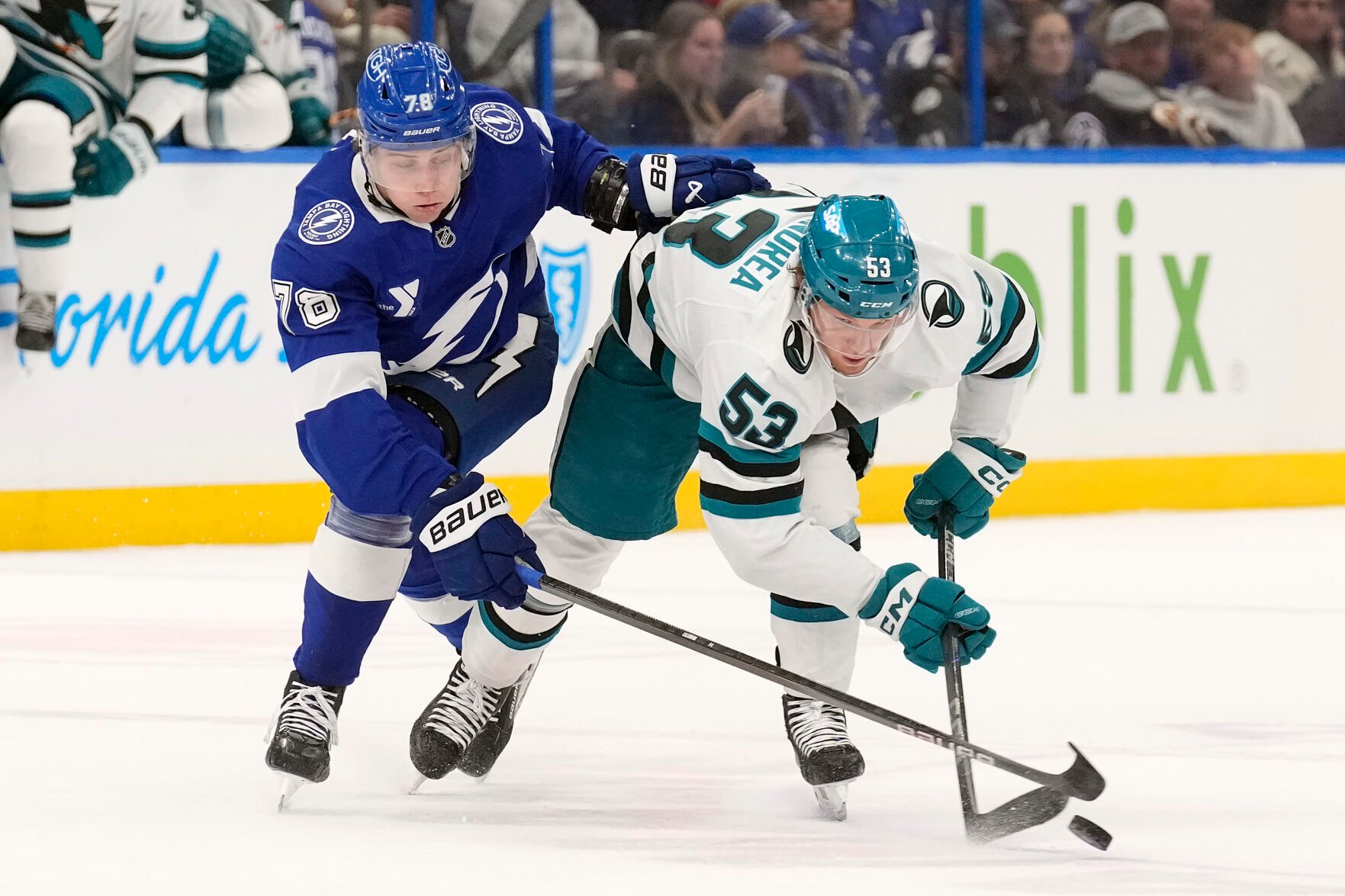 Hagel Scores 2, Point Has 4 Assists In Lightning's 8-1 Win Over Sharks ...