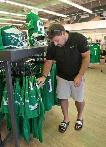 Eagles kelly green jerseys just hit the Pro Shops. Fans are already  clamoring.